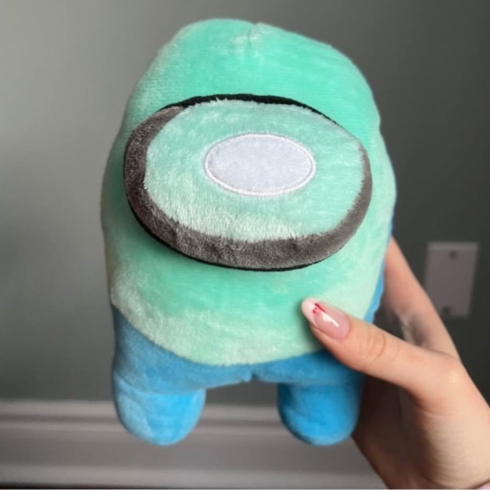 Among Us Cyan Plush Toy